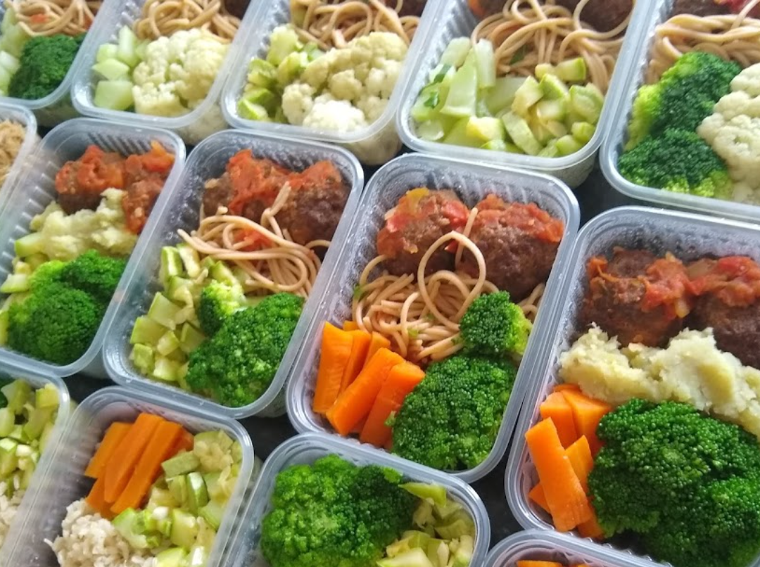 marmitas embaladas e organizadas